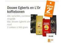 douwe egberts en l or koffiebonen