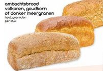 ambachtsbrood volkoren goudkorn of donker meergranen