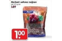 markant sultana rozijnen