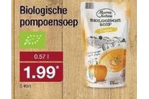 biologische pompoensoep