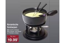 keramische fonduepan