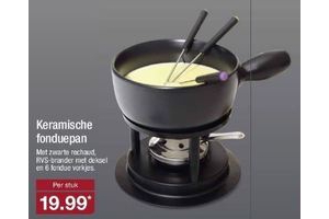 keramische fonduepan