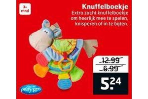 knuffelboekje nu voor eur5 24