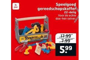 speelgoed gereedsschapskoffer nu eur5 99
