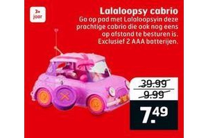 lolaloopsy cabrio nu eur7 49