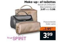 make up of toilettas true spirit eur3 99