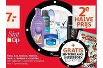 dove axe rexona vaseline neutral badedas en andrelon