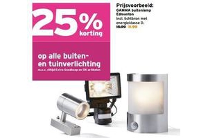 buiten en tuinverlichting