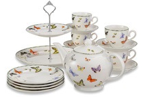 janneke brinkman 10 delig high tea servies vlinder