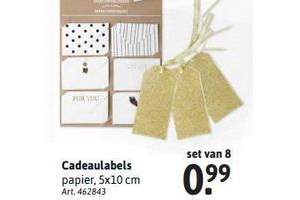 cadeaulabels