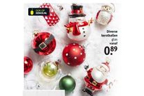 diverse kerstballen glas