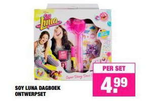 soy luna dagboek ontwerpset