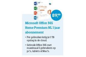 microsoft office 365 home premium nl 1 jaar abbonement