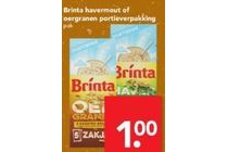 brinta havermout of oergranen portieverpakking