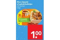 mora kipsate of gehaktballetjes