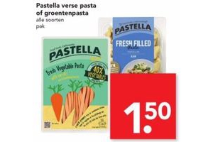 pastella verse pasta of groentensaus