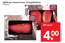 deen luxe diamant haas of kogelbiefstuk