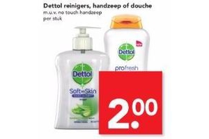 dettol reinigers handzeep of douche