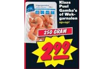 klaas puul gamba s of wokgarnalen nu eur2 99