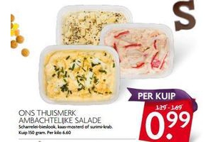 ons thuismerk ambachtelijke salade