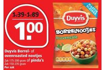 duyvis borrel of ovenroasted nootjes of pinda s