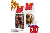 chocolade sint of pietenkopjes nu voor eur2 49 per zak