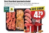 vers voordeel gourmetschotel