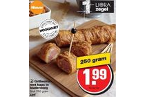 grillworst met kaas in bladerdeeg