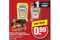 heinz yellow mustard ketchup of wijko satesaus