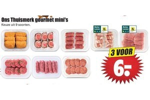 ons thuismerk gourmet mini s