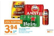 alle overige amstel en heineken