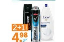dove axe en rexona