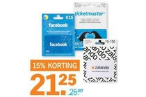 cadeaukaarten