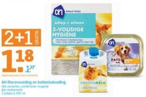 ah dierenvoeding en kattenbakvulling