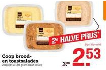 coop brood en toastsalades