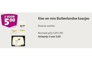 kies en mix buitenlandse kaasjes