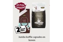 jumbo koffie capsules en bonen