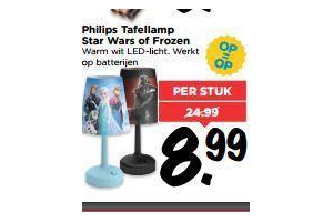 philips tafellamp star wars of frozen