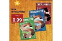 grote chocoladeletter