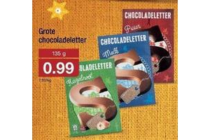 grote chocoladeletter