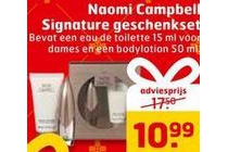 naomi campbell signature geschenkset