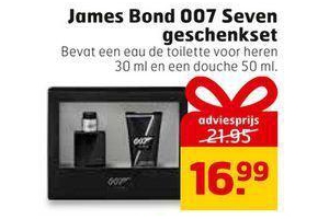 james bond 007 seven geschenkset