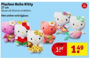 pluchen hello kitty