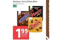 mars twix of snicker bites