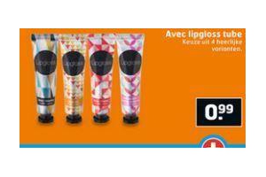 avec lipgloss tube