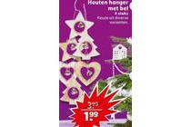 houten hanger met bel