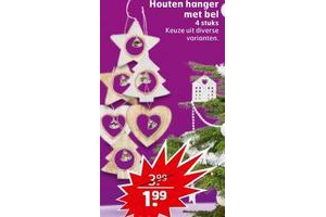 houten hanger met bel