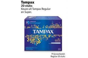 tampax regular of super