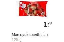 marsepein aardbeien