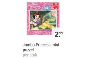 jumbo princess mini puzzel